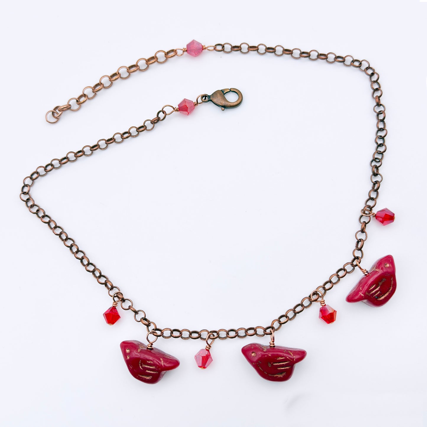 Red Birdie Necklace