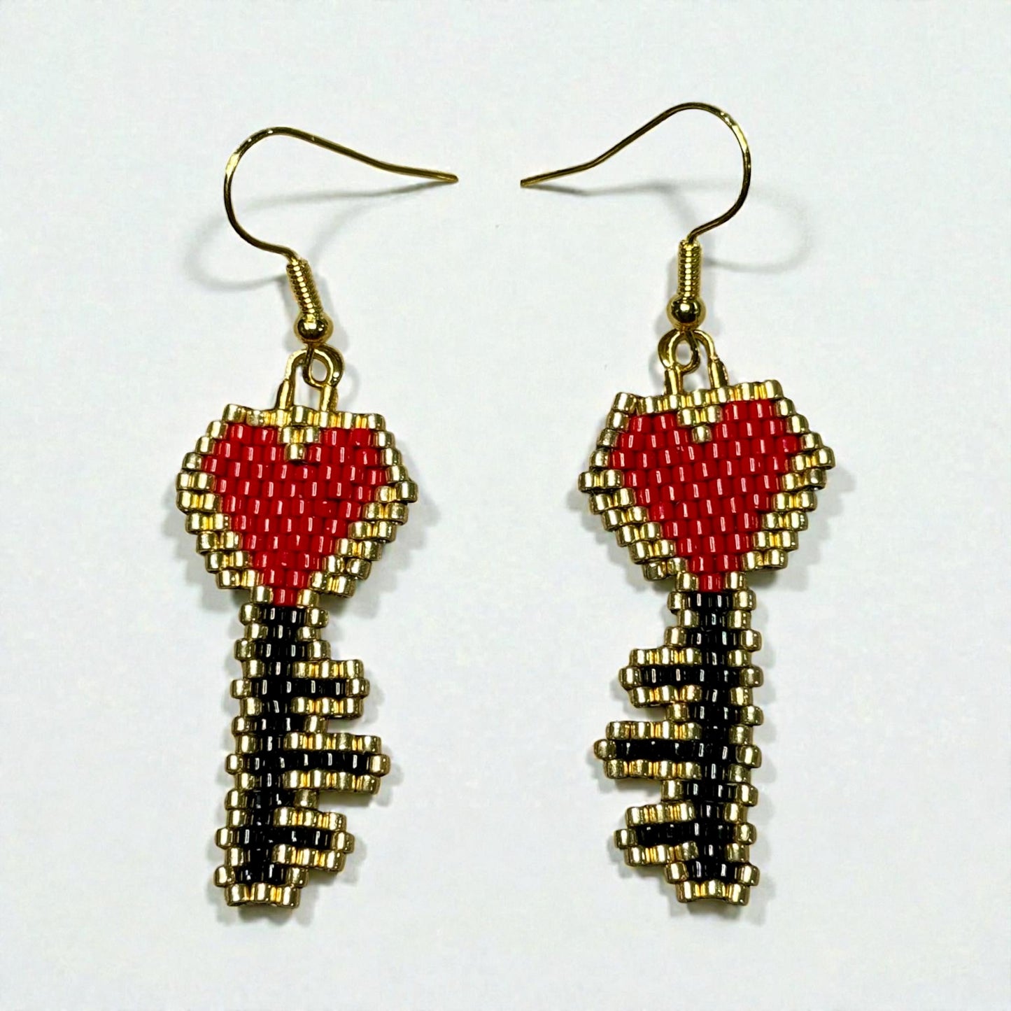 Heart Key to your heart Earrings