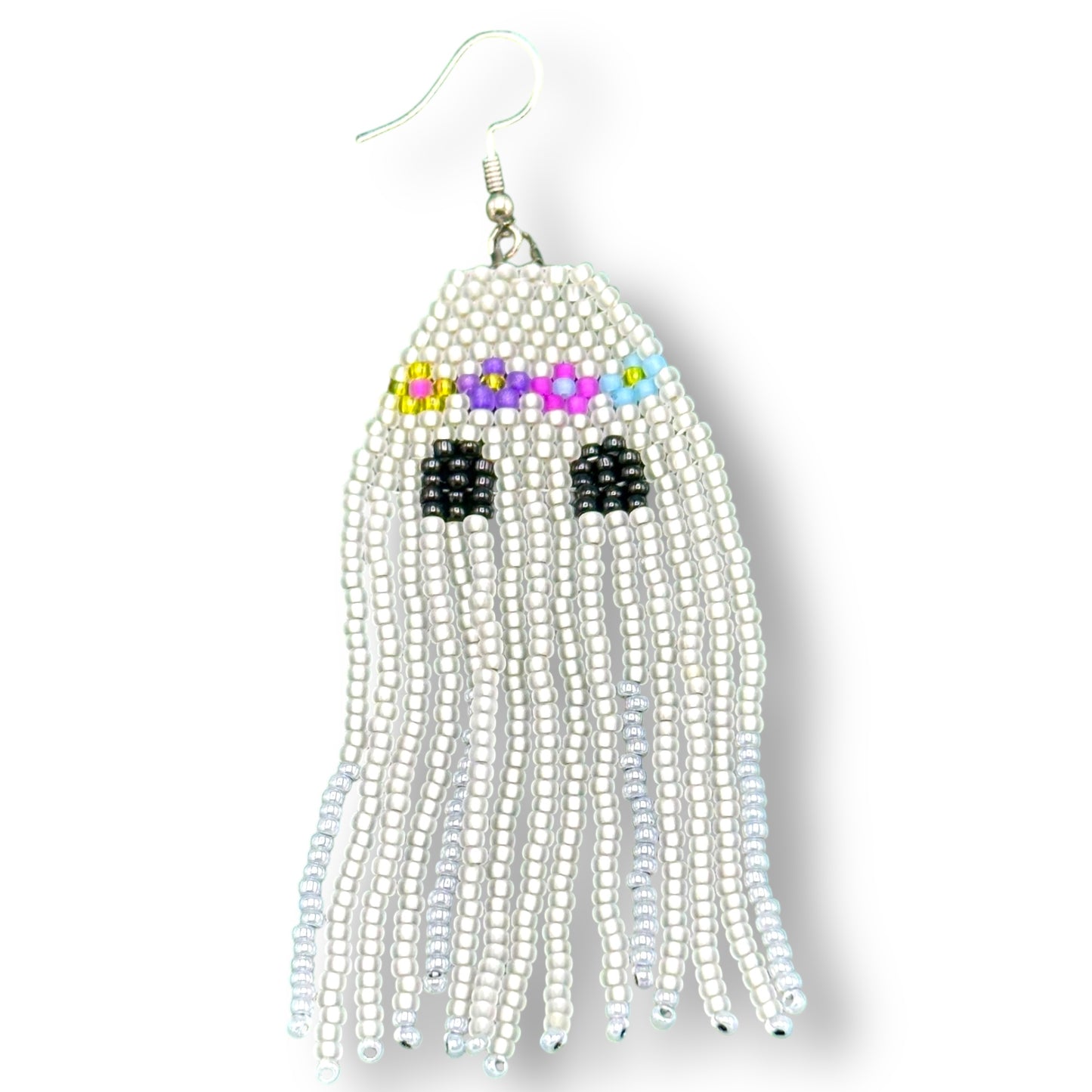 Hippie Ghost Fringe Earrings