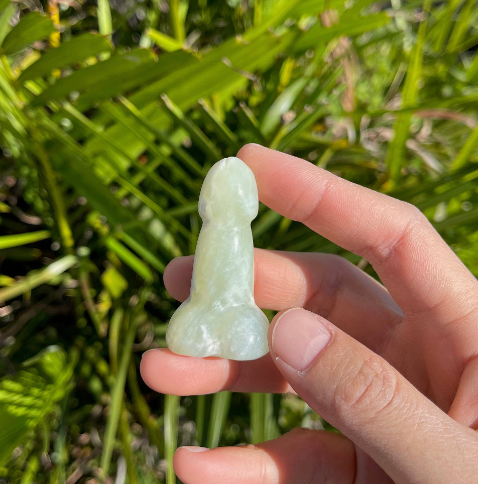 Natural Green Jade gemstone Penis Crystal – LDE Affinity Jewelry