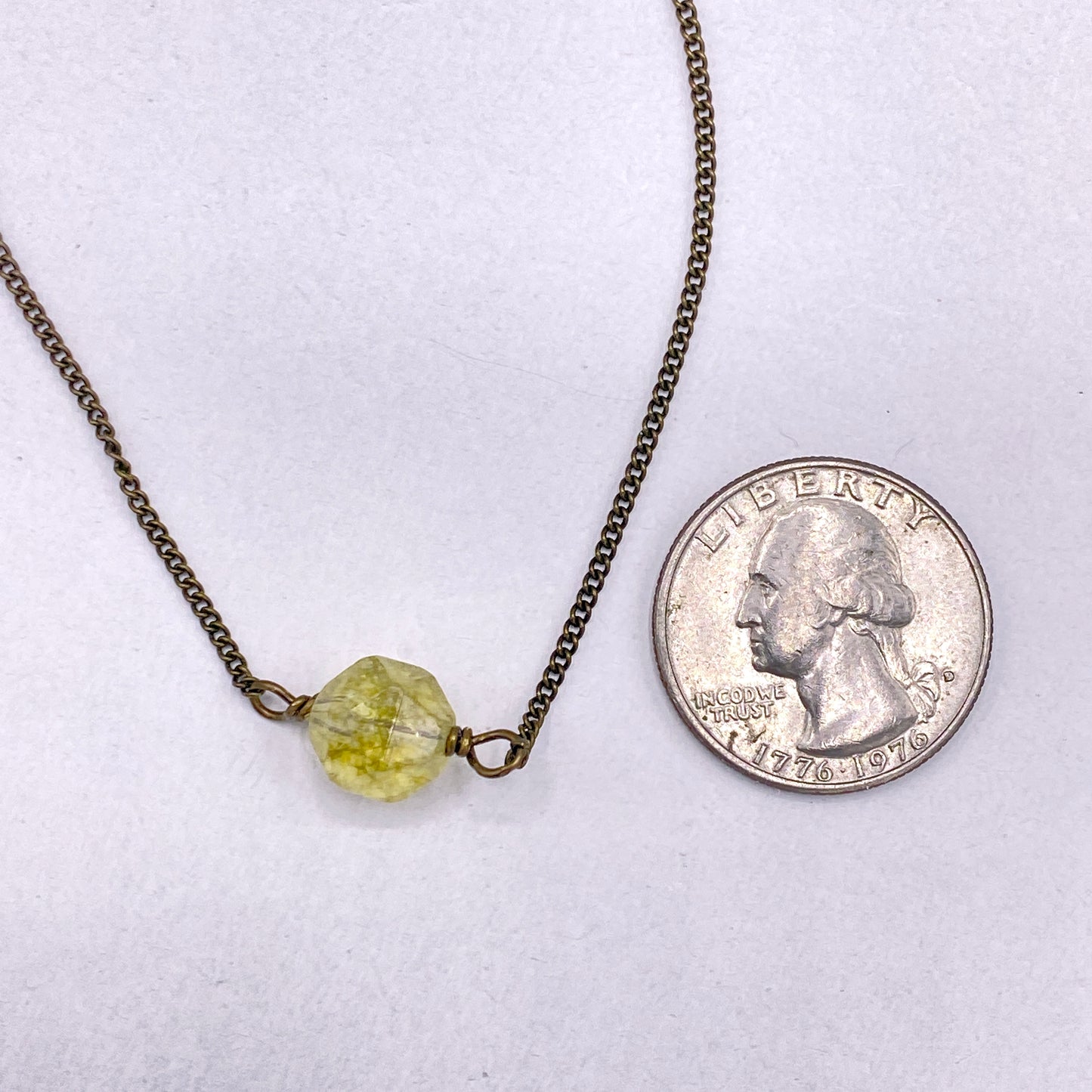 Yellow Topaz Necklace