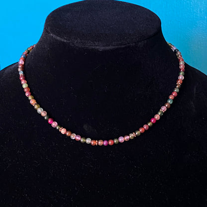 Rainbow Agate Choker