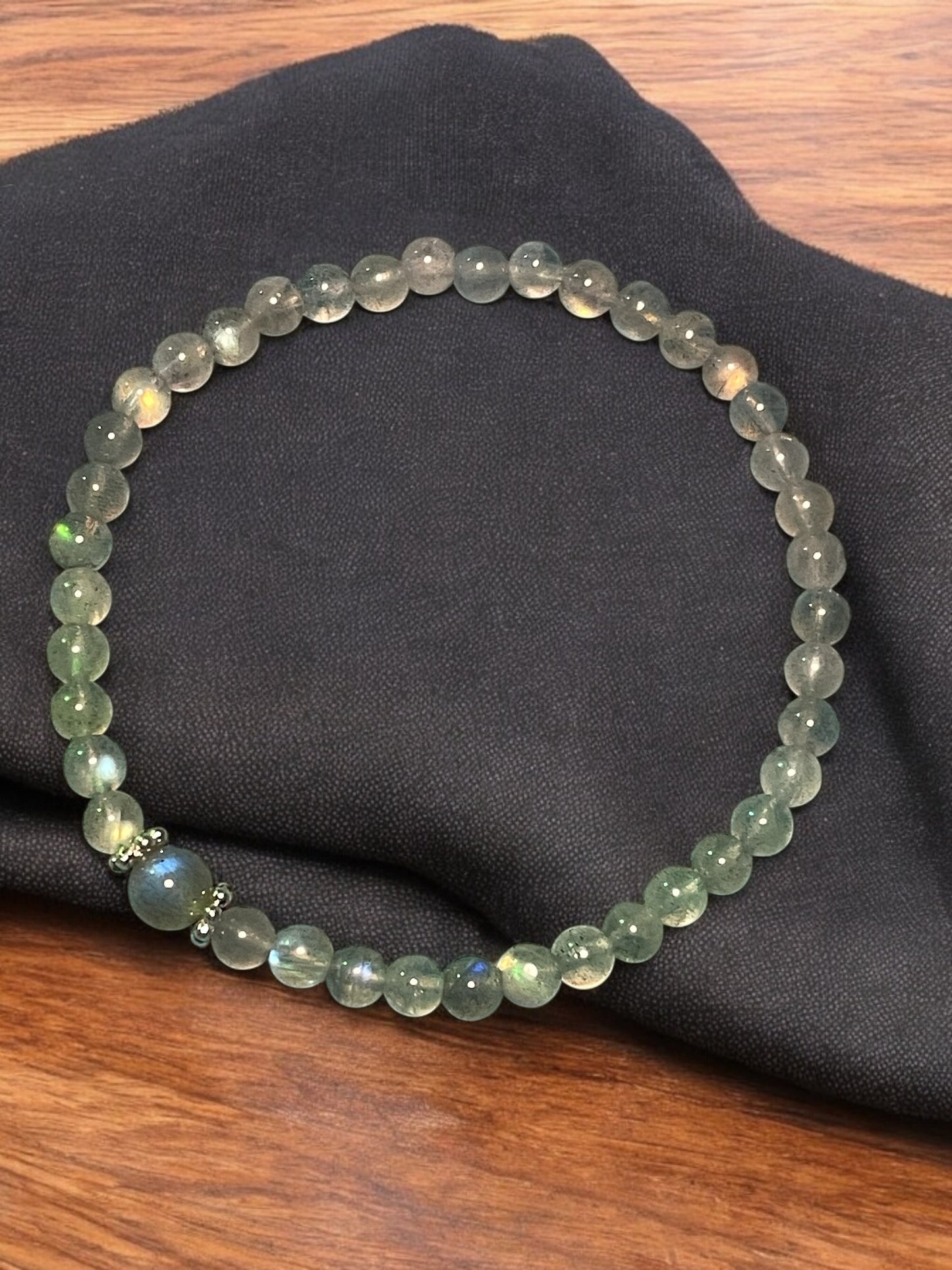 Labradorite and Sterling Silver Bracelet