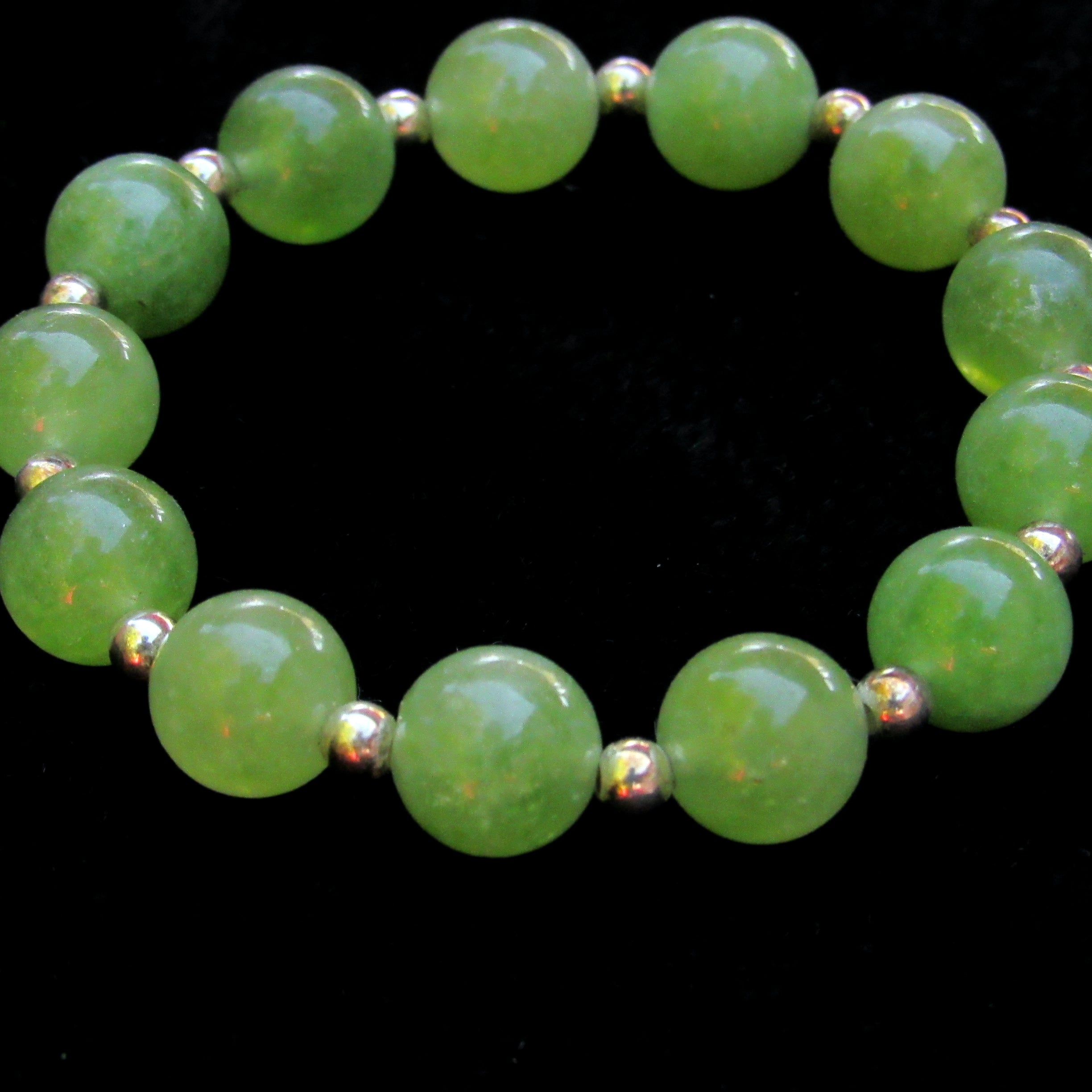 Peridot / 14 cheapest kt. Gold Fill Gemstone Bracelet, Genuine Gemstone, Lobster Claw, Adjustable, 7