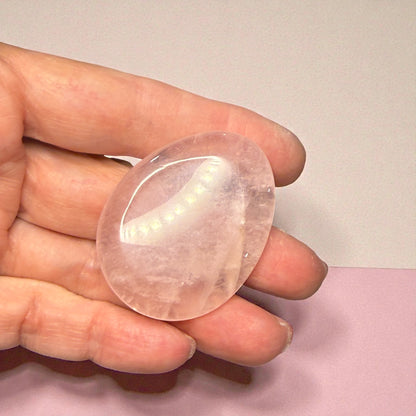 Rose Quartz worry stone