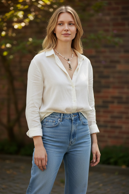 Beachy Shell and Pearl necklace