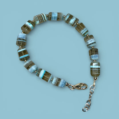 Owyhee and sterling silver Bracelet