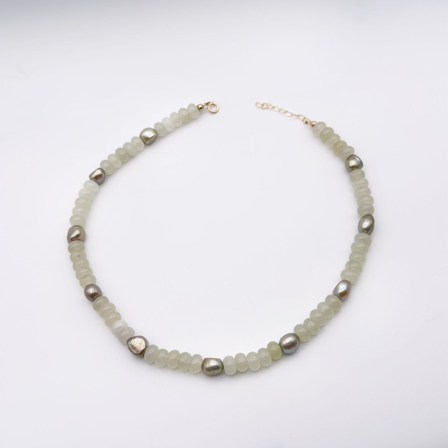Candy Jade and Green Pearls