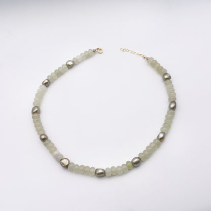 Candy Jade and Green Pearls