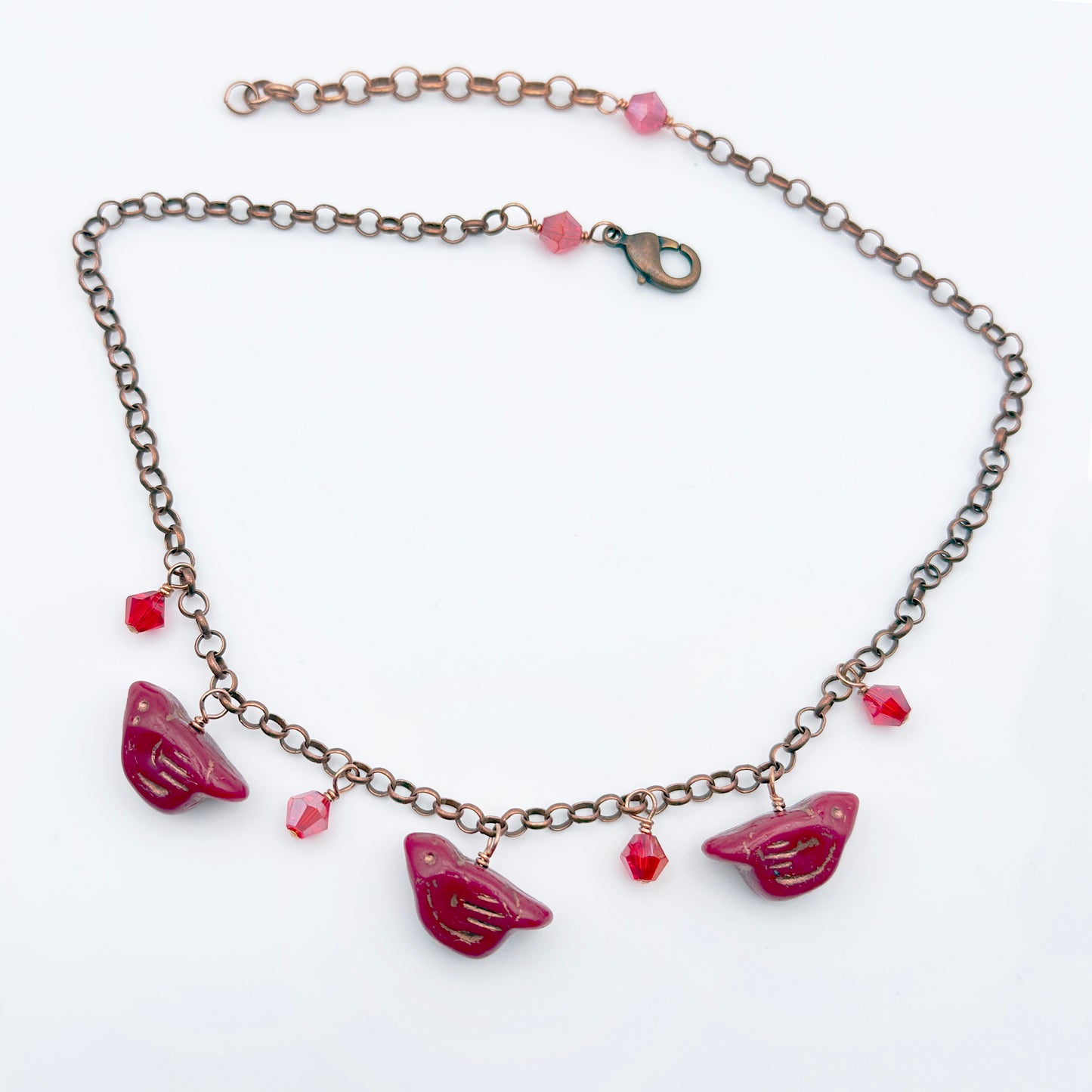Red Birdie Necklace