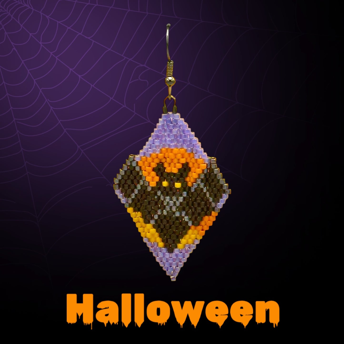 Bat Halloween Fringe earrings