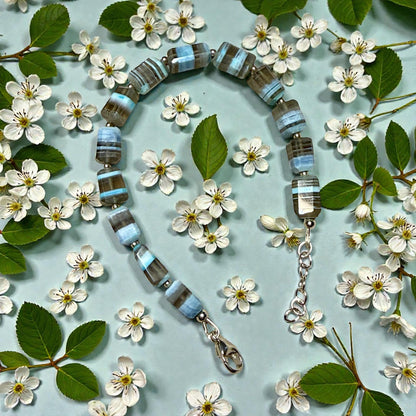 Owyhee and sterling silver Bracelet