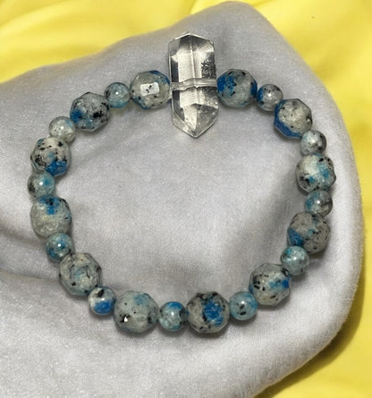 K2 Jasper and Quartz Bracelet