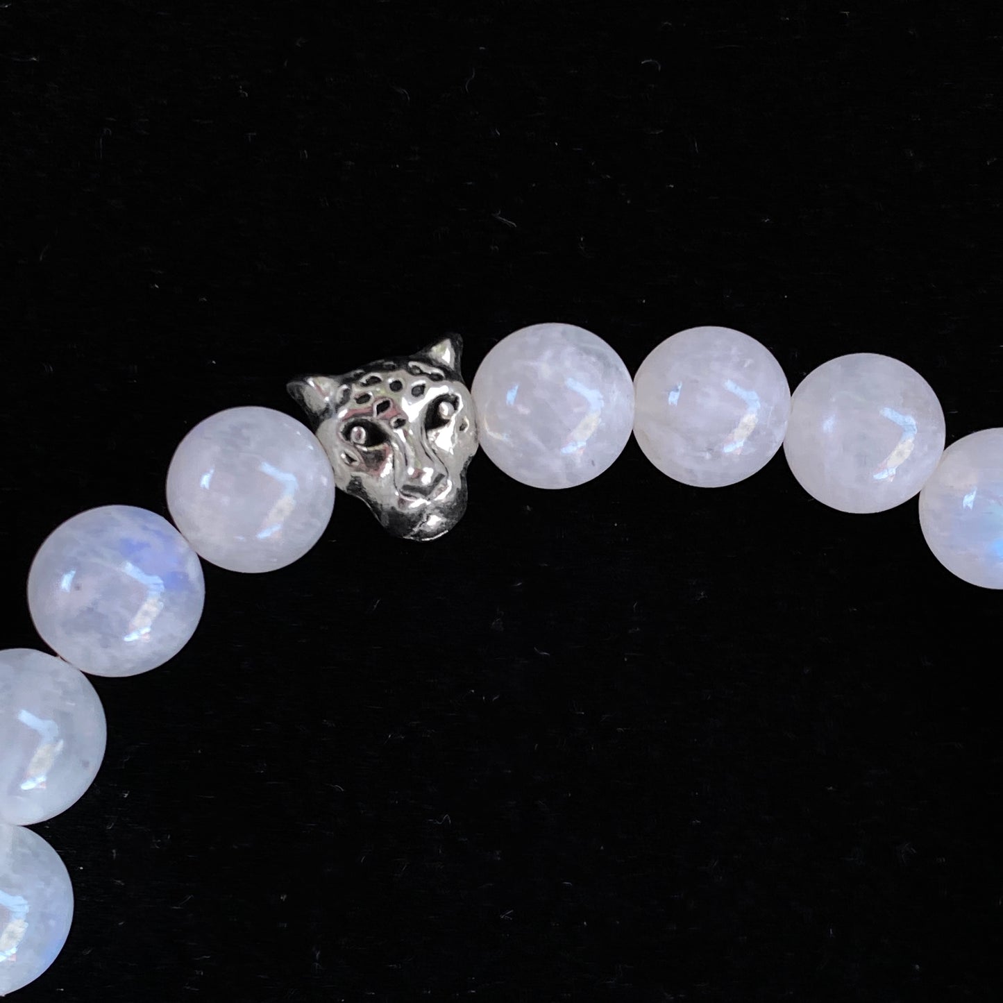 Moonstone and Leopard Bracelet