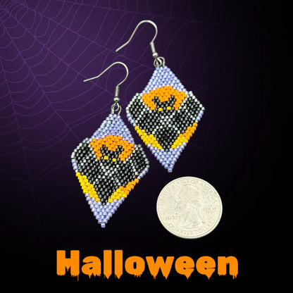 Bat Halloween Fringe earrings
