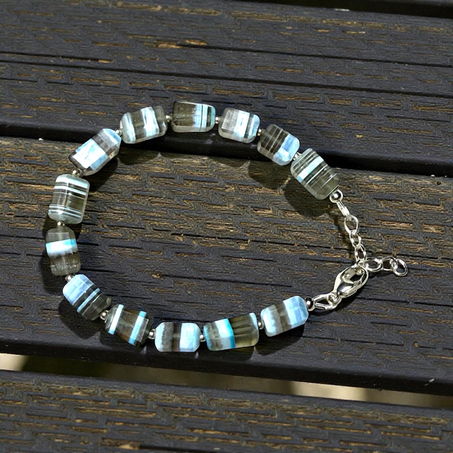 Owyhee and sterling silver Bracelet