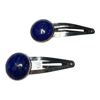 Lapis Lazuli Hair clip set