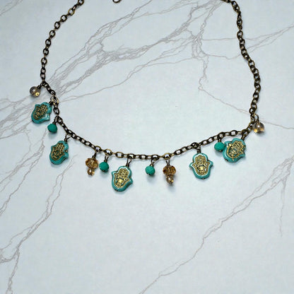 Hamsa Necklace