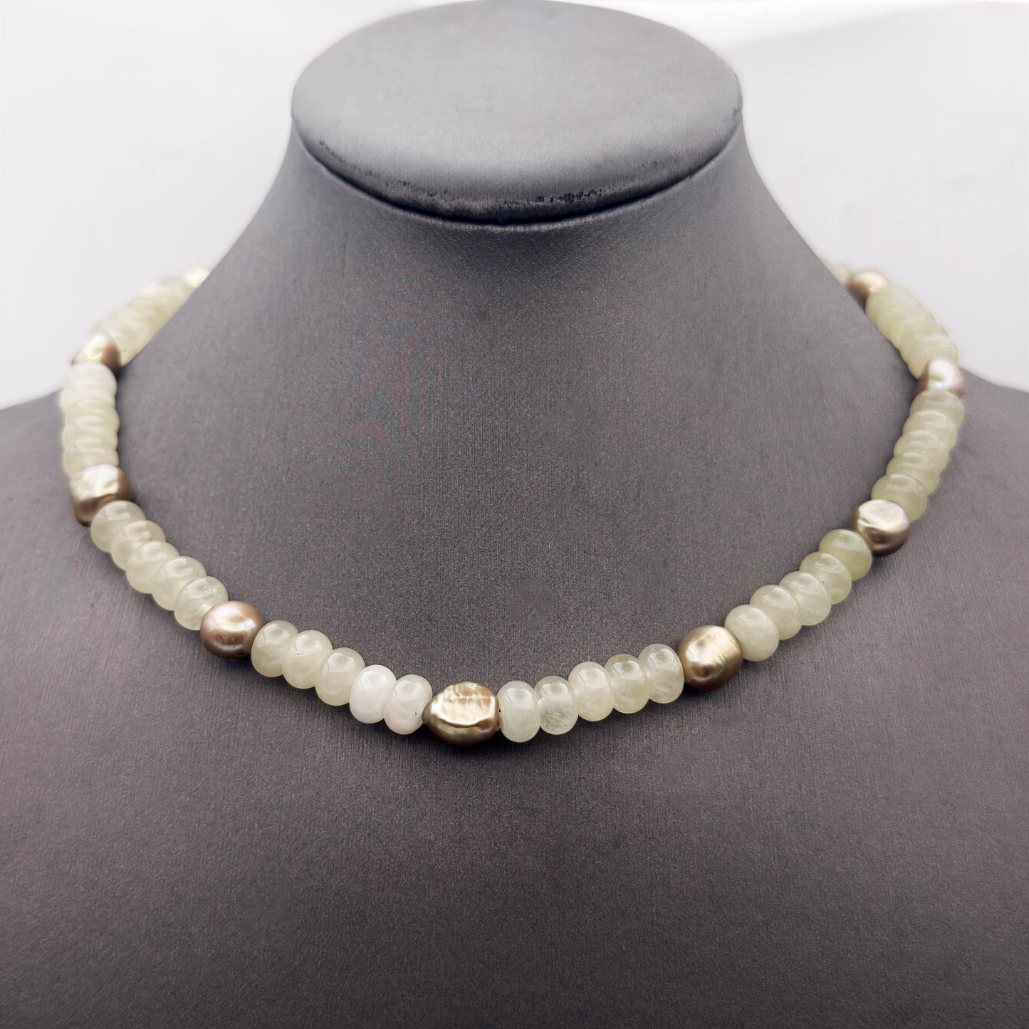 Candy Jade and Green Pearls