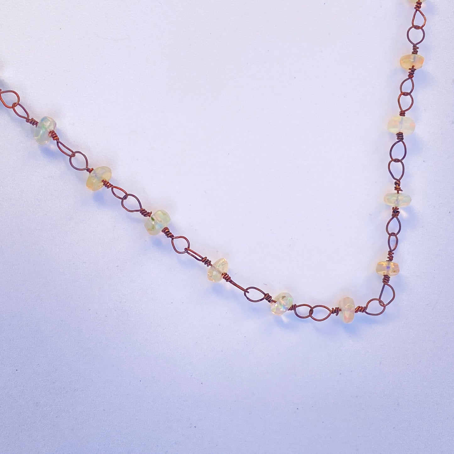 Opal and Sun Necklace