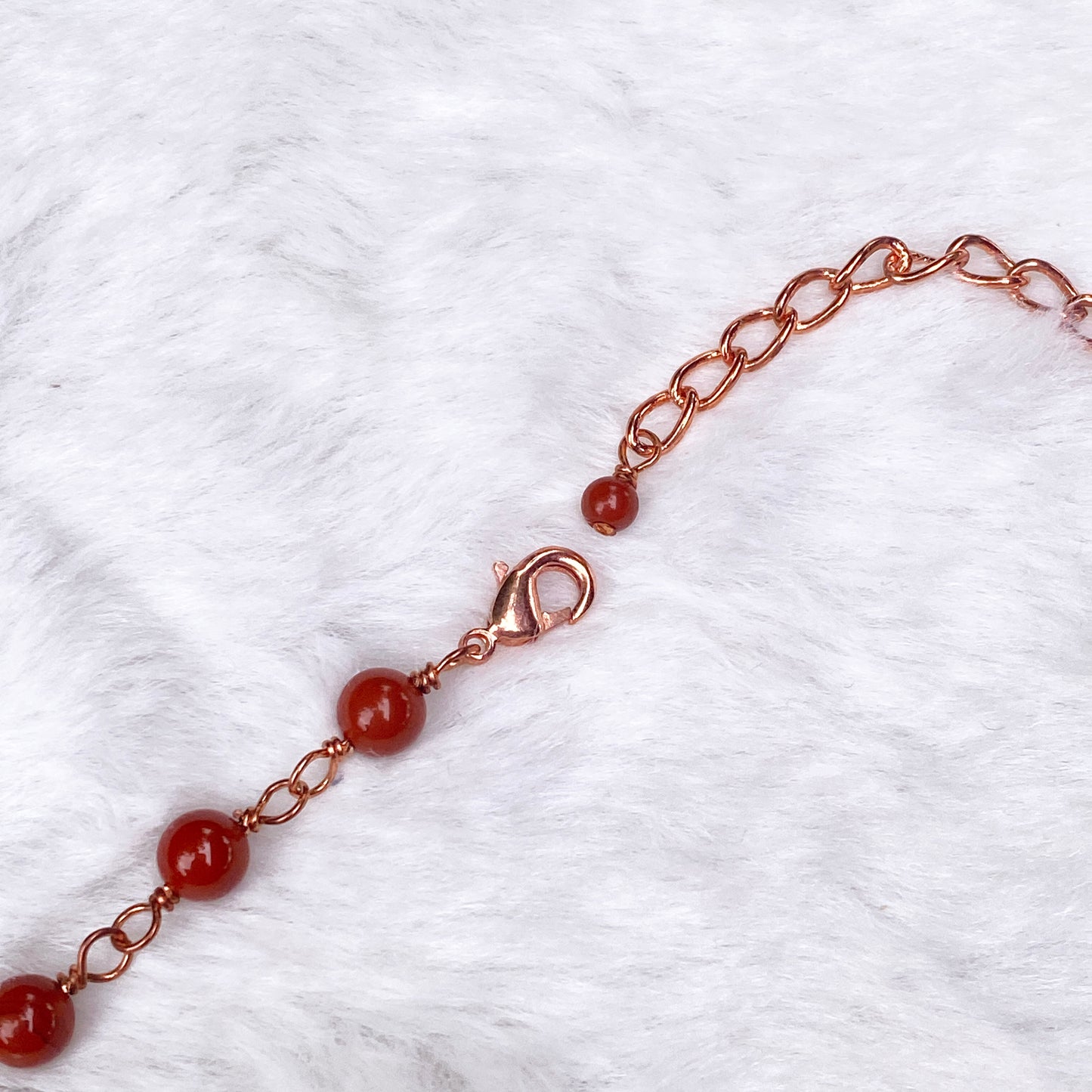 Red Jasper gemstone Lips Necklace