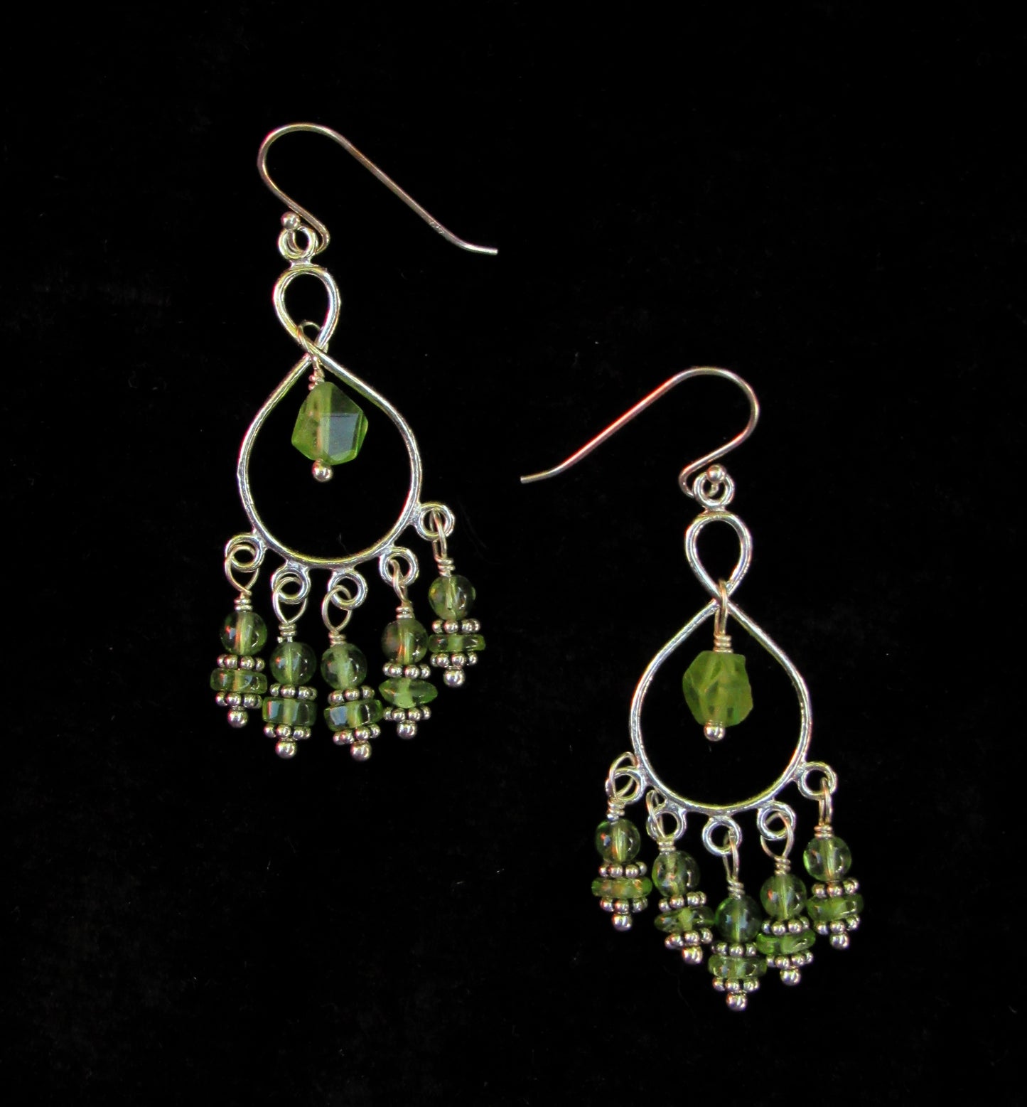 Peridot Chandelier Earrings