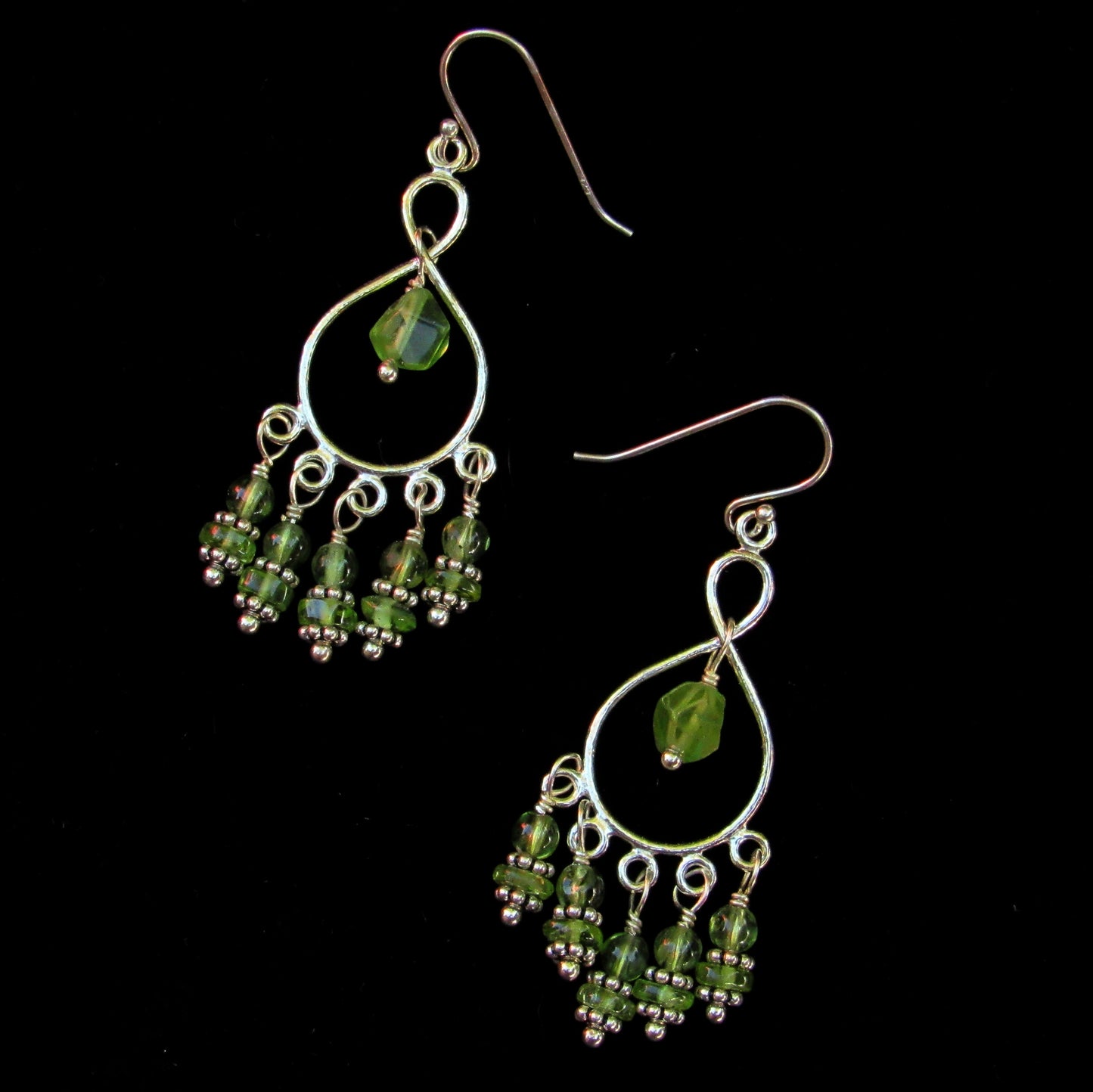 Peridot Chandelier Earrings