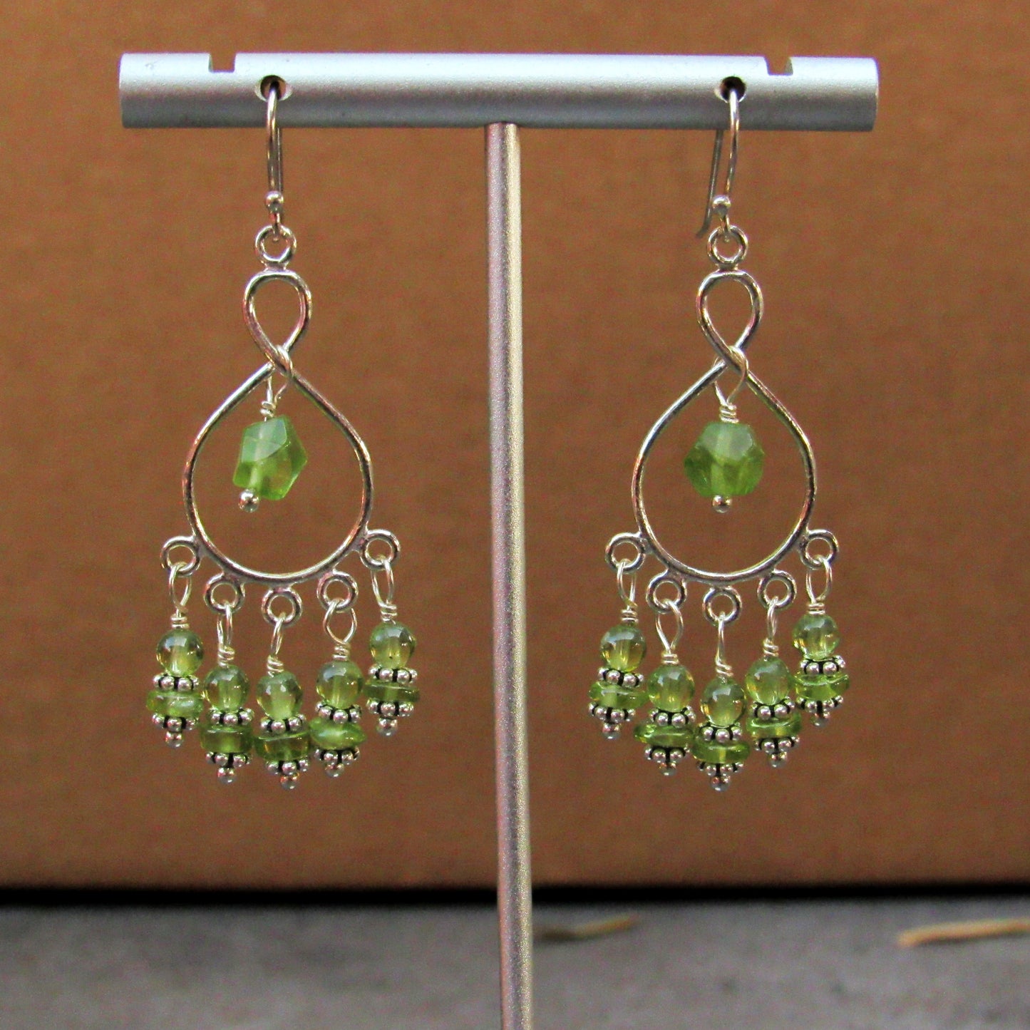 Peridot Chandelier Earrings