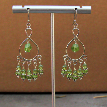 Peridot Chandelier Earrings