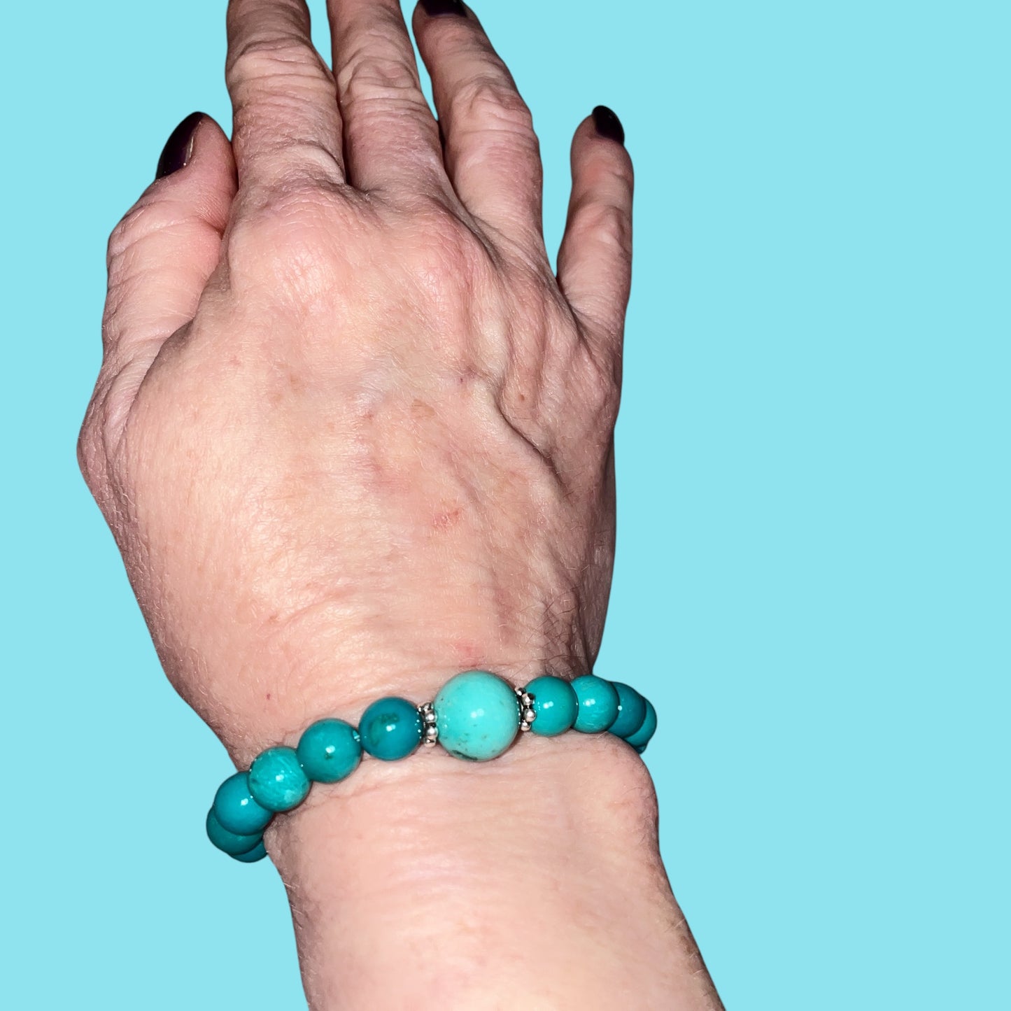 Turquoise and Sterling Silver Bracelet