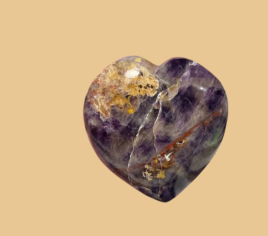 Amethyst Gemstone Heart