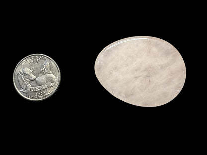 Rose Quartz worry stone