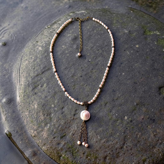 Beachy Shell and Pearl necklace