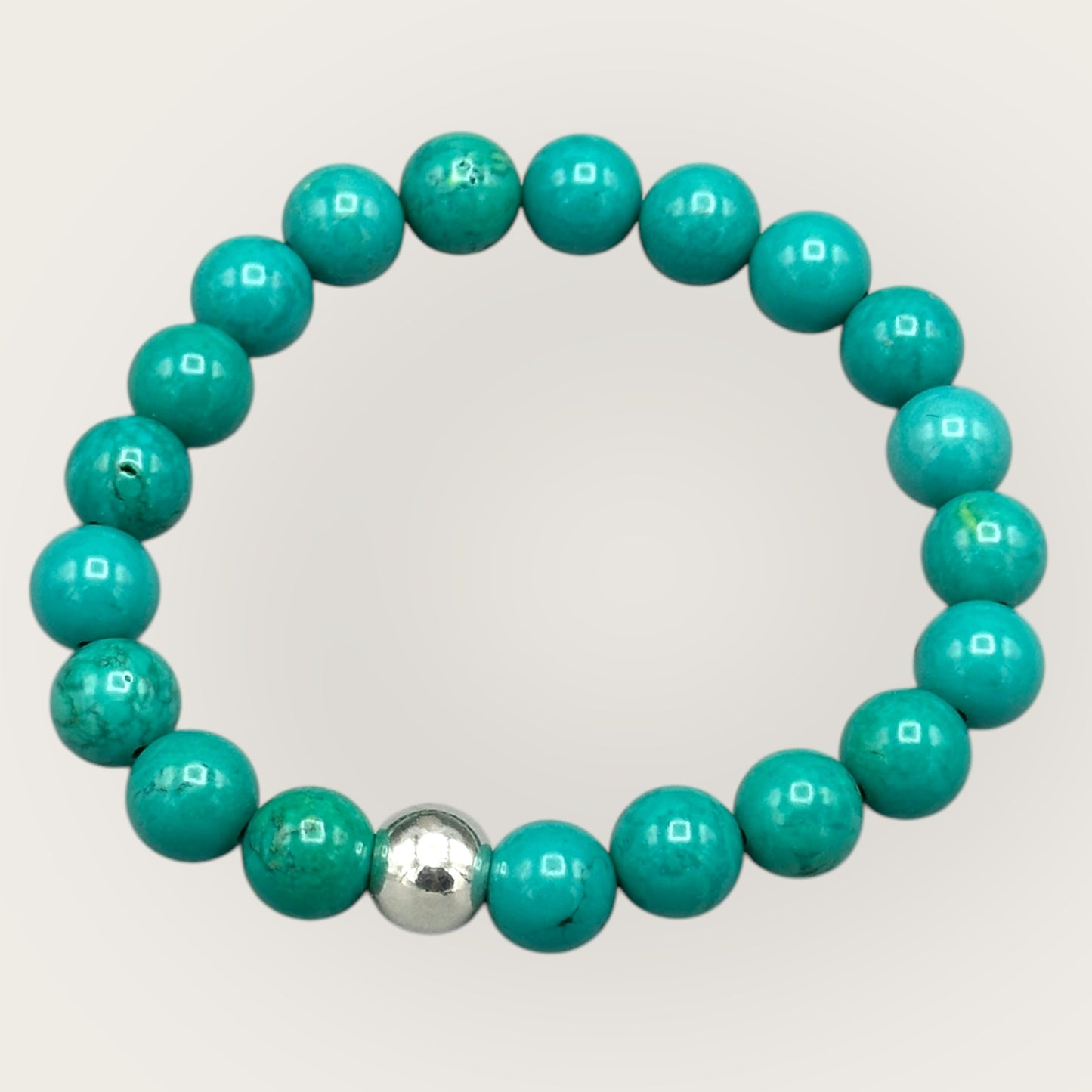 Turquoise gemstone and Sterling Silver Bracelet