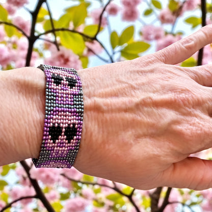 Sugar Skull Beaded Bracelet