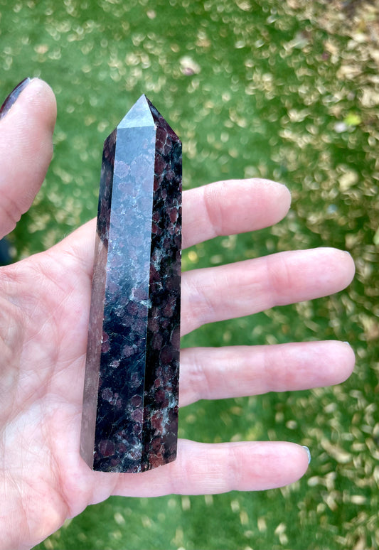 Natural Garnet Wand