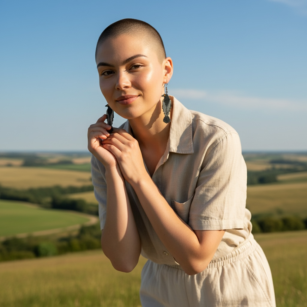 Black Raven seed bead earrings