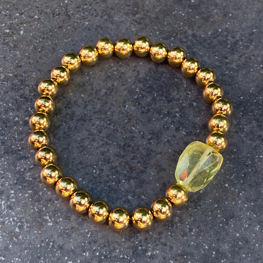 Yellow Topaz gemstone Bracelet