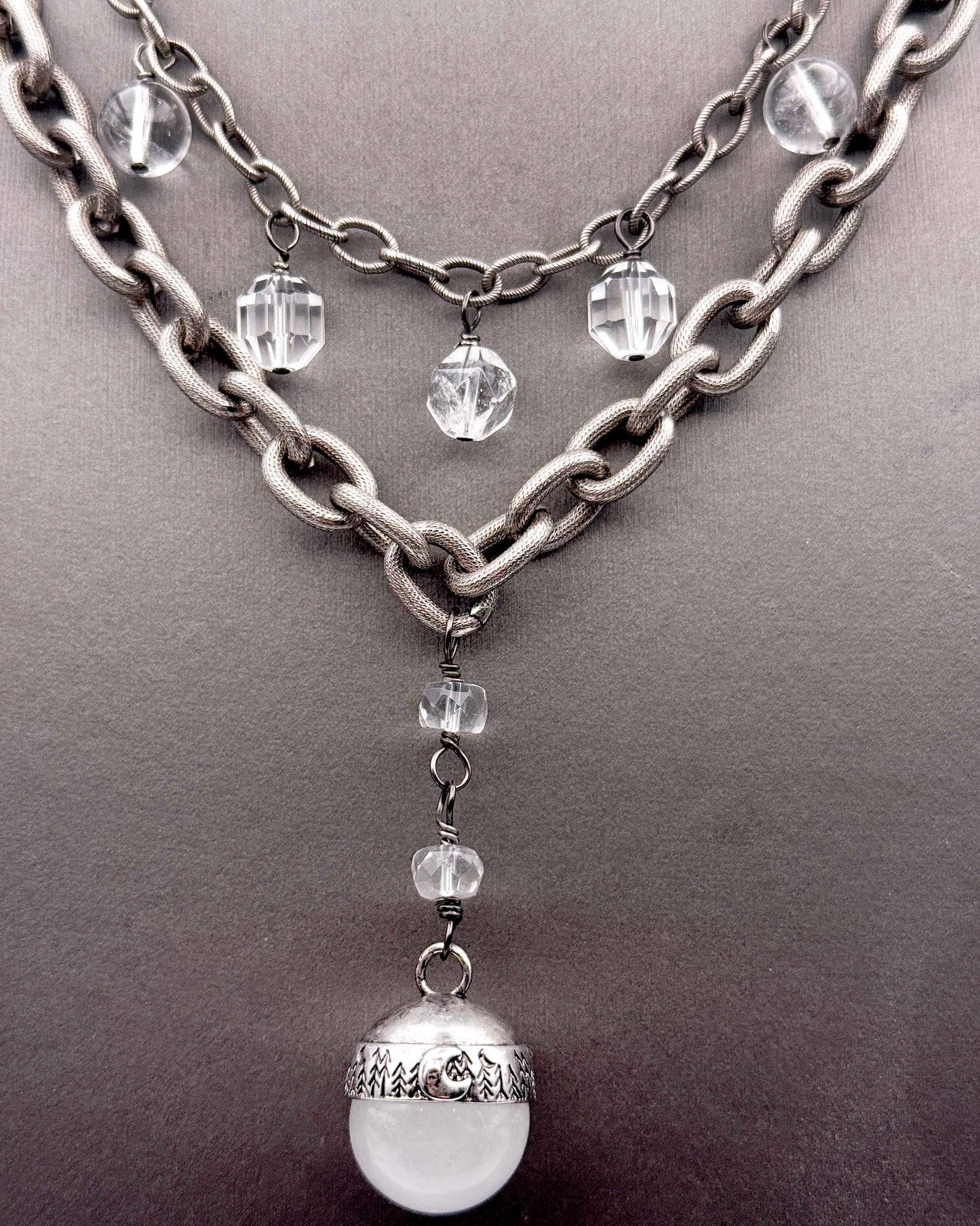 Chunky Quartz Necklace