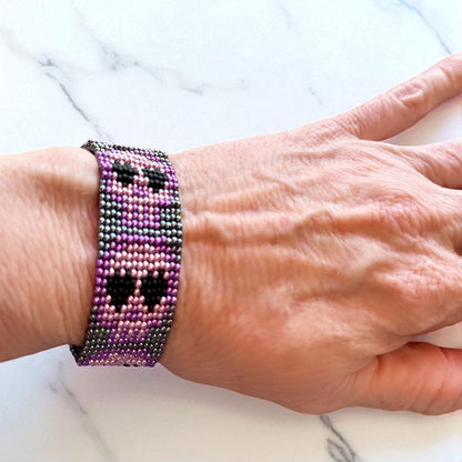 Sugar Skull Beaded Bracelet