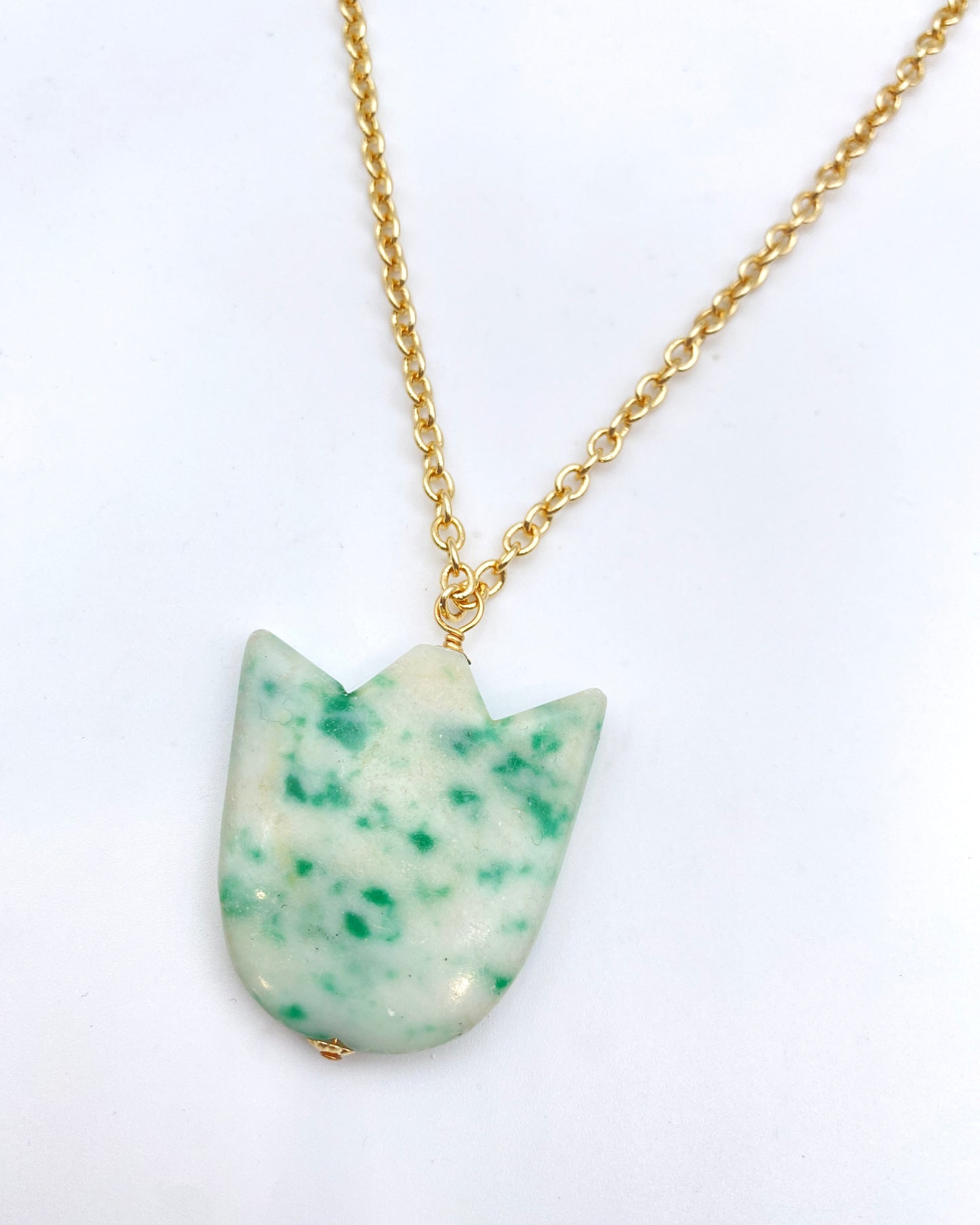 Green Spot Jasper Tulip