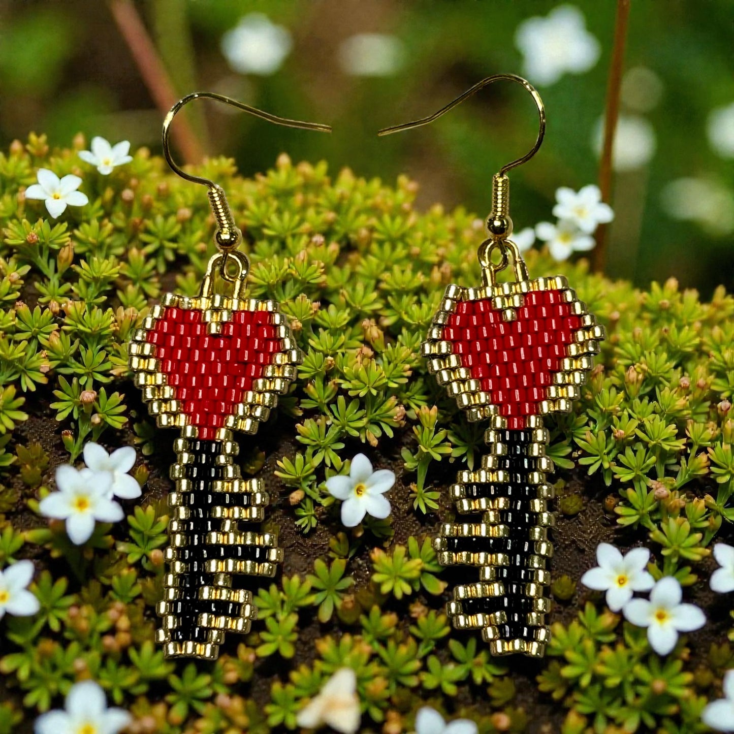 Heart Key to your heart Earrings