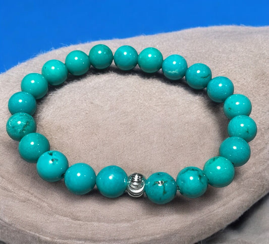 Turquoise and Sterling Silver Bracelet