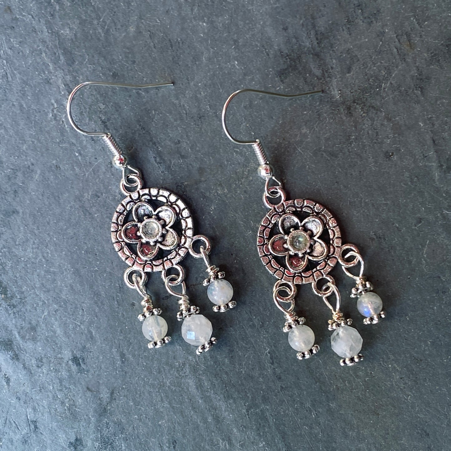 Moonstone Chandelier earrings