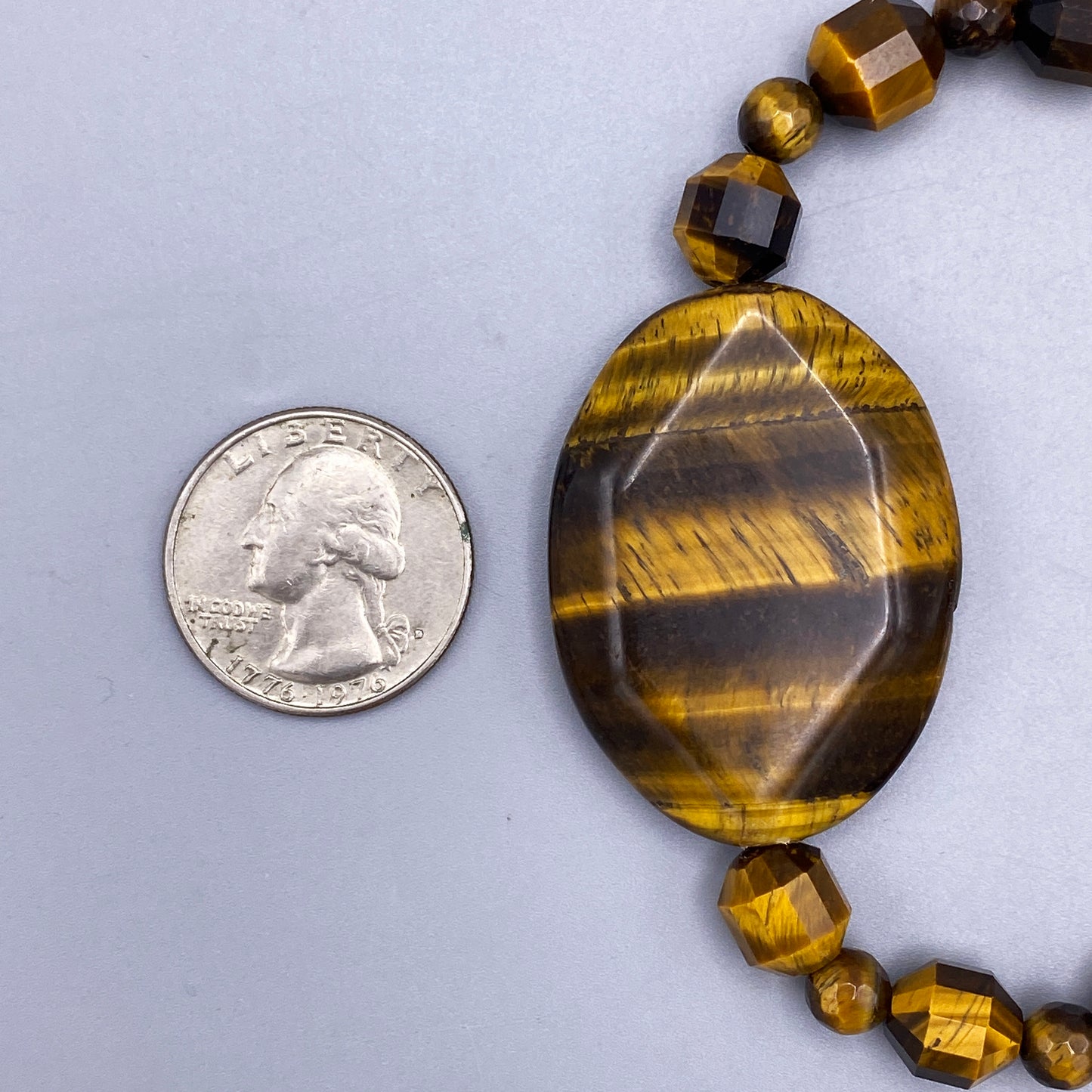 Tiger Eye Gemstone Beaded Bracelet