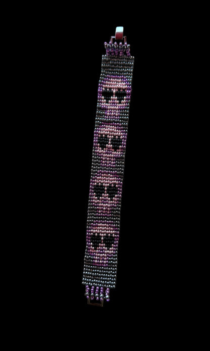 Sugar Skull Beaded Bracelet