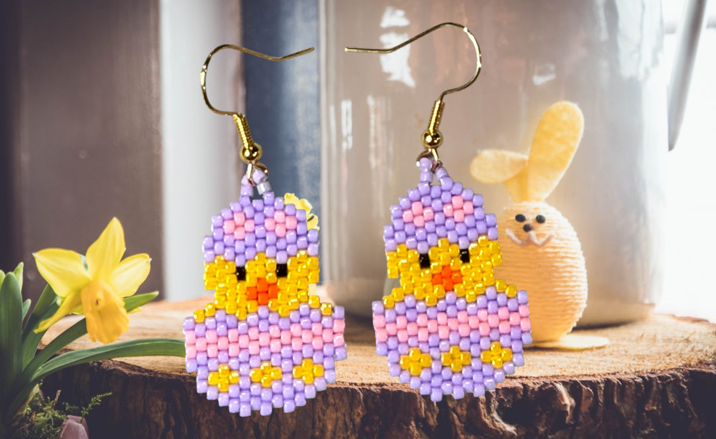 Easter Chick earrings