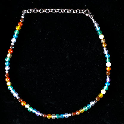 Rainbow Agate gemstone Necklace