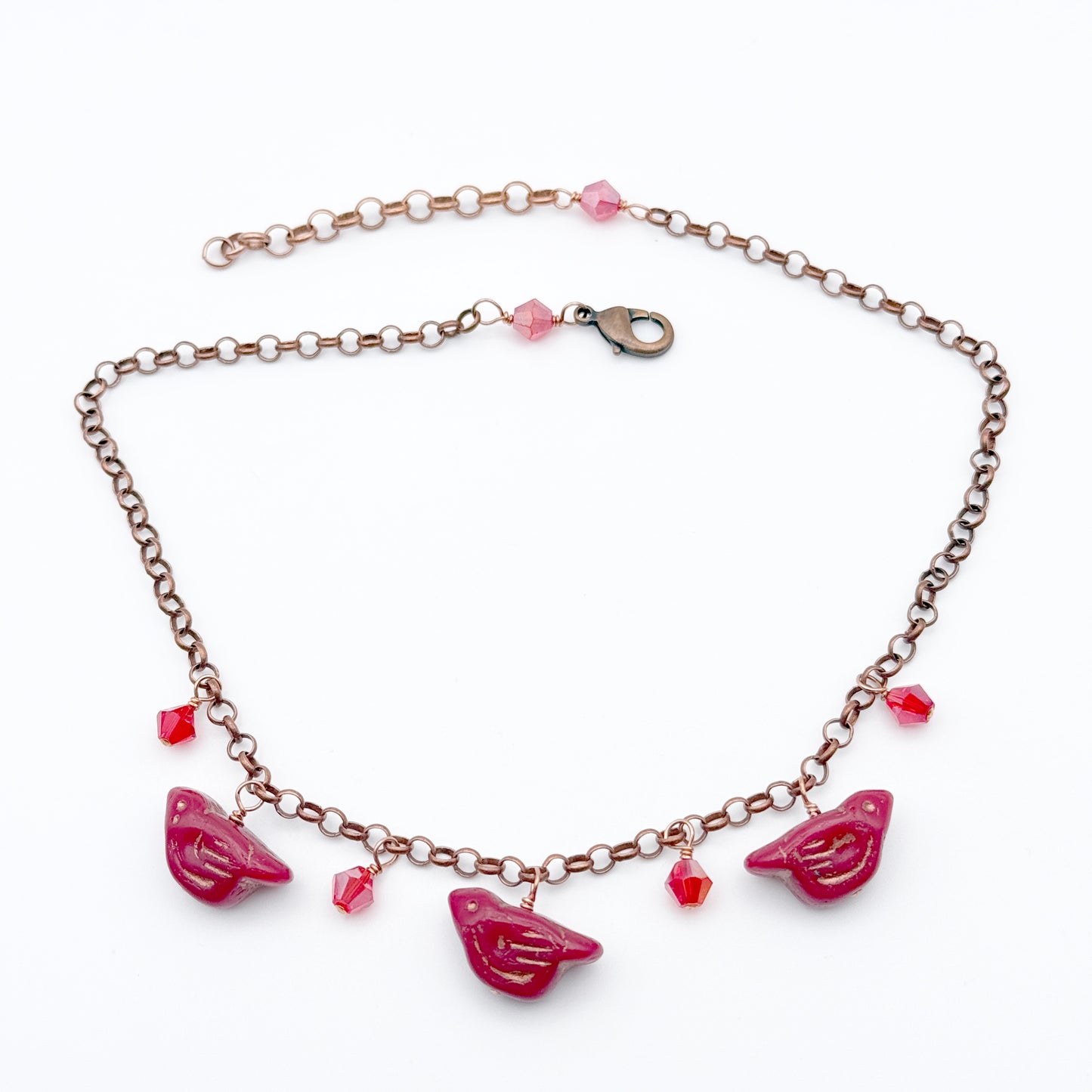 Red Birdie Necklace