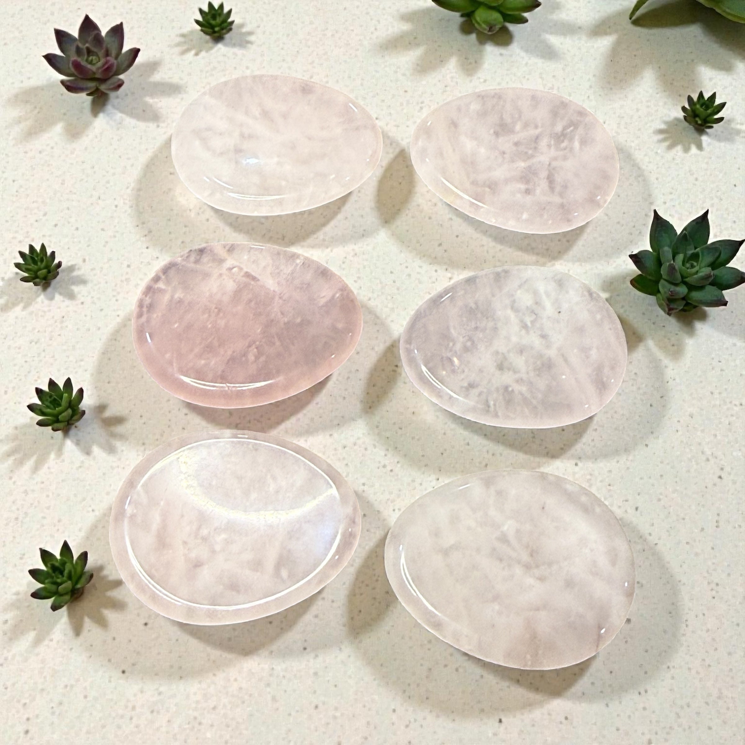 Rose Quartz worry stone – LDE Affinity Jewelry